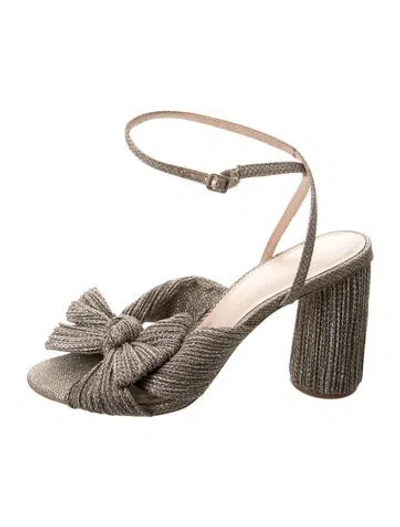 Pre-owned Loeffler Randall Glitter Accents Sandals