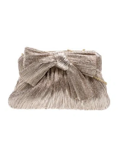 Pre-owned Loeffler Randall Glitter Evening Bag W/ Tags In Metallic/pink