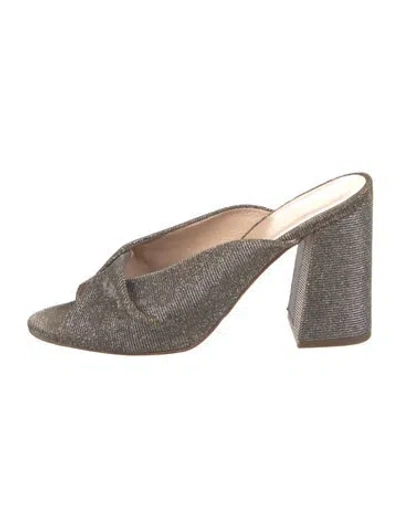 Pre-owned Loeffler Randall Glitter Slides