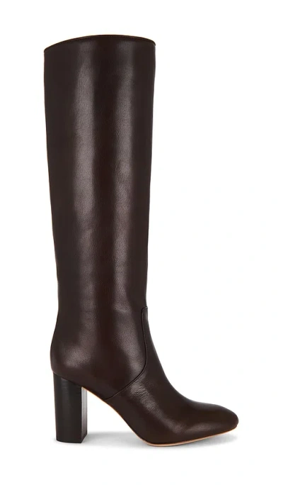 Loeffler Randall Goldy Knee High Boot In Burgundy