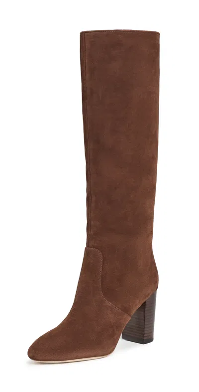 Loeffler Randall Goldy Tall Boots Espresso In Brown