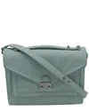 Loeffler Randall Green Leather Medium Rider Mini Satchel (authentic Pre-loved)