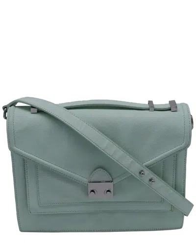 Loeffler Randall Green Leather Medium Rider Mini Satchel (authentic Pre-loved)