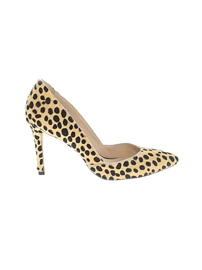 Pre-owned Loeffler Randall Heels In Gold