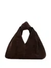 HELGA KNOT-DETAIL SUEDE TOTE BAG
