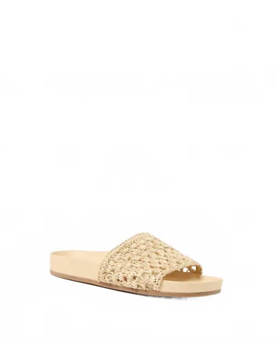 LOEFFLER RANDALL HENRI NATURAL CROCHET STRAW SANDAL