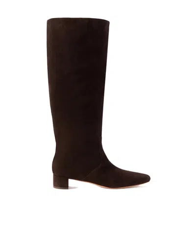 Loeffler Randall Indy Suede Knee Boots In Brown