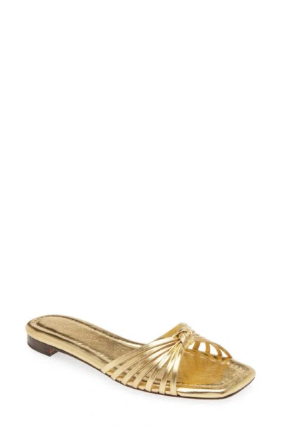 Loeffler Randall Izzie Slide Sandal In Gold