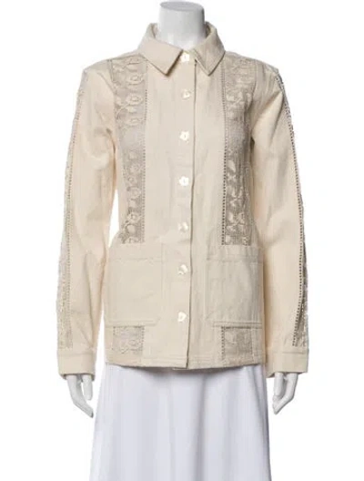 Pre-owned Loeffler Randall Jacket W/ Tags In Neutral