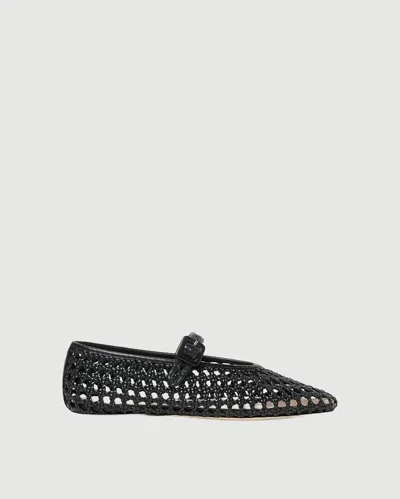 Loeffler Randall Junia Mary Jane Flat In Black