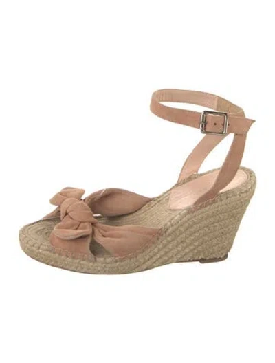 Pre-owned Loeffler Randall Jute Espadrilles In Multi