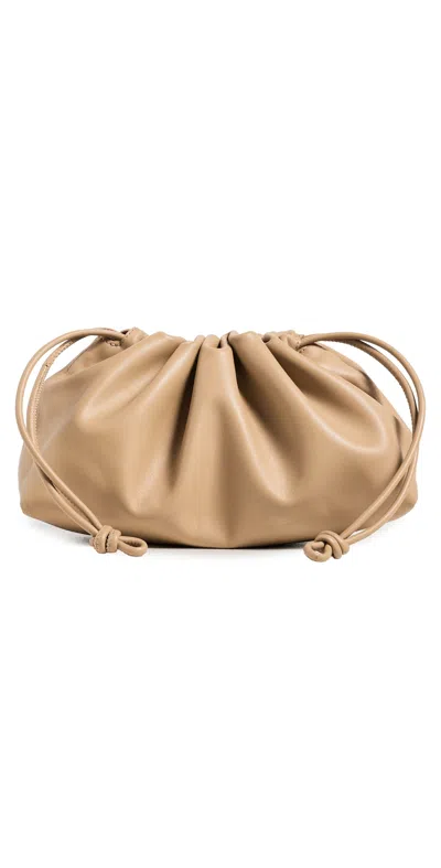 Loeffler Randall Kiri Multi Ring Dumpling Pouch Khaki In Brown
