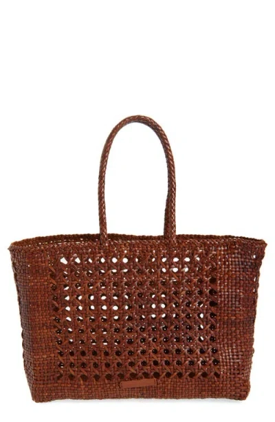 Loeffler Randall Klara Woven Leather Tote