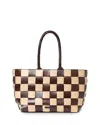 Loeffler Randall Klara Woven Tote In Brown