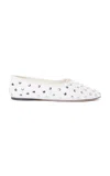 Loeffler Randall Landon Leather Ballet Flats In Ivory