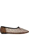 Loeffler Randall Landon Soft Ballet Flats Watercolor Leopard