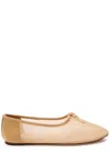 Loeffler Randall Landon Mesh Ballet Flats In Beige