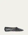 Loeffler Randall Landon Leather Ballet Flats In Blasi