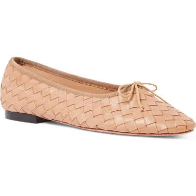 Loeffler Randall Landry Woven Ballet Flat In Brown