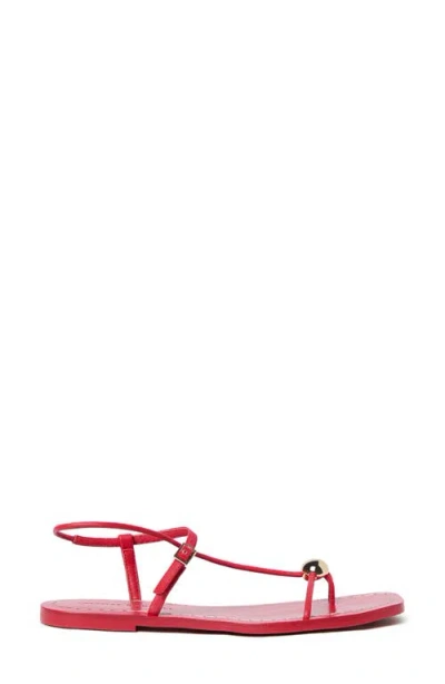 Loeffler Randall Lara Ankle Strap Sandal In Red