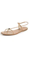 Loeffler Randall Lara Strappy Leather Dome Sandals In Dune