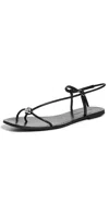 Loeffler Randall Lara Black Leather Sandal In Black
