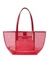 Loeffler Randall Large Nylon Tote In Red