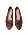Loeffler Randall Laundry Woven Ballet Flat In Chocolate