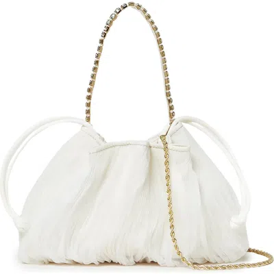 Loeffler Randall Layne Drawstring Handbag In White