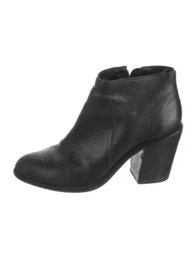 Pre-owned Loeffler Randall Leather Boots In Black