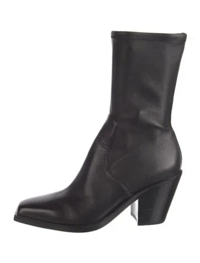 Pre-owned Loeffler Randall Leather Boots In Black