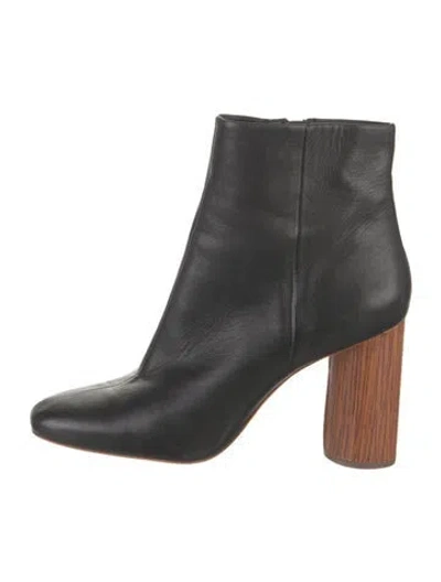 Pre-owned Loeffler Randall Leather Boots In Black
