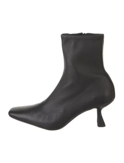 Pre-owned Loeffler Randall Leather Boots In Black