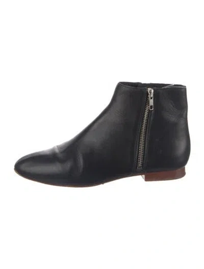 Pre-owned Loeffler Randall Leather Boots In Blue
