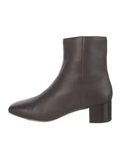 Pre-owned Loeffler Randall Leather Boots In Brown