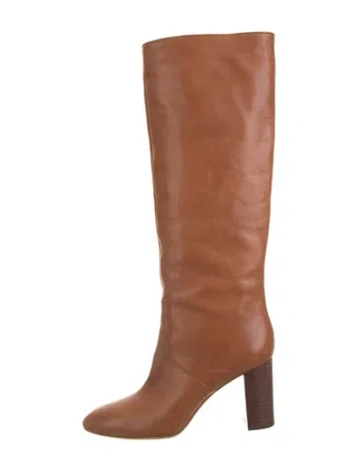 Pre-owned Loeffler Randall Leather Boots In Brown