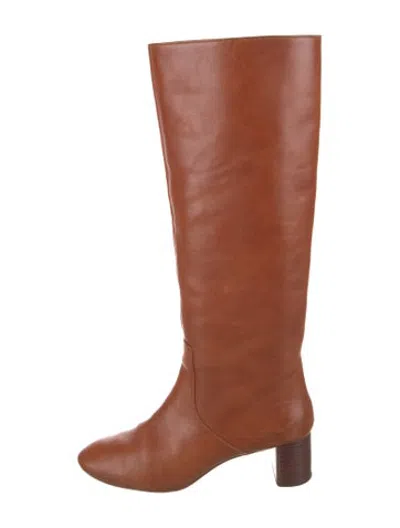 Pre-owned Loeffler Randall Leather Boots In Brown