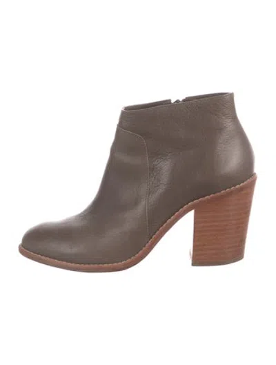Pre-owned Loeffler Randall Leather Boots In Brown