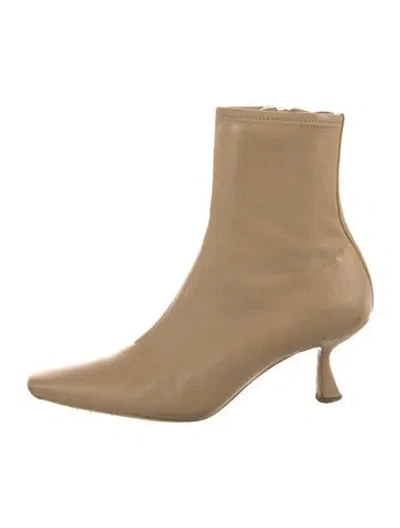 Pre-owned Loeffler Randall Leather Boots In Neutrals