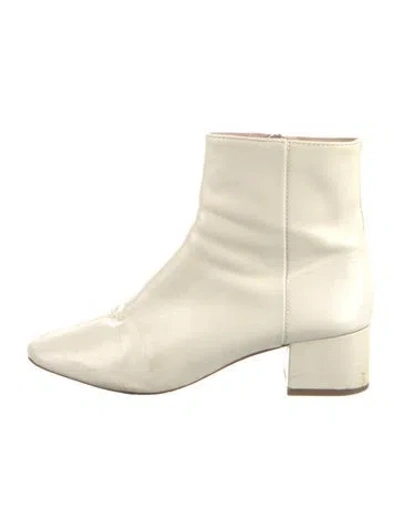 Pre-owned Loeffler Randall Leather Boots In White