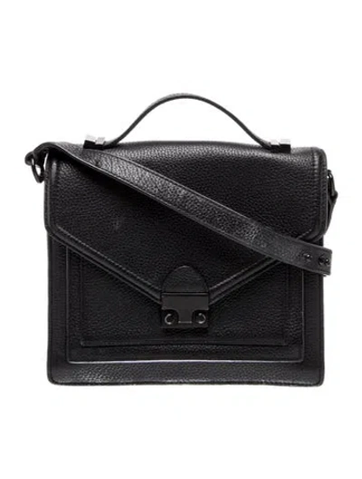 Pre-owned Loeffler Randall Leather Briefcase In Black