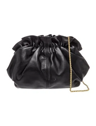 Pre-owned Loeffler Randall Leather Crossbody Bag In Black