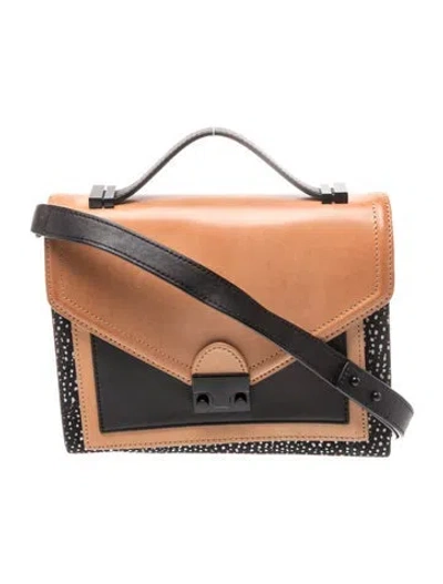 Pre-owned Loeffler Randall Leather Crossbody Bag In Brown