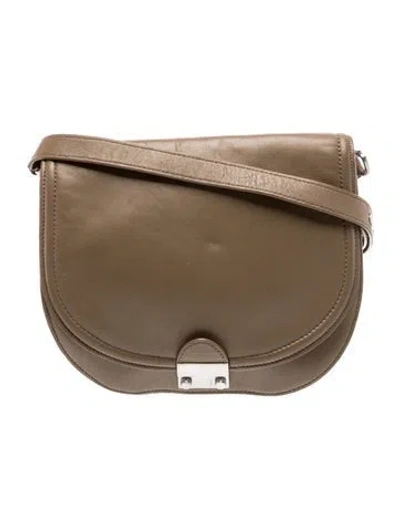 Pre-owned Loeffler Randall Leather Crossbody Bag In Brown
