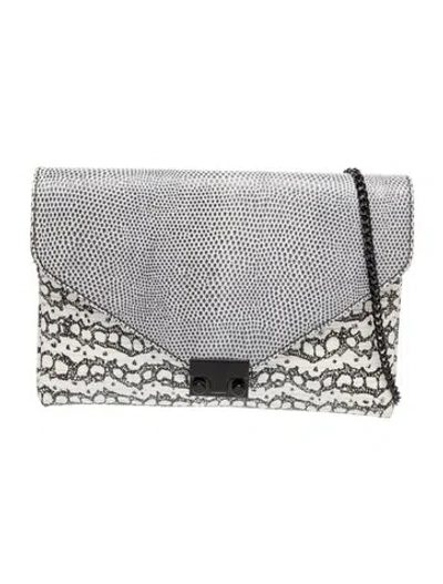 Pre-owned Loeffler Randall Leather Crossbody Bag In Neutrals