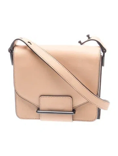 Pre-owned Loeffler Randall Leather Crossbody Bag In Neutrals