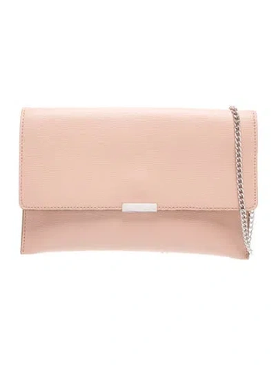 Pre-owned Loeffler Randall Leather Crossbody Bag In Pink