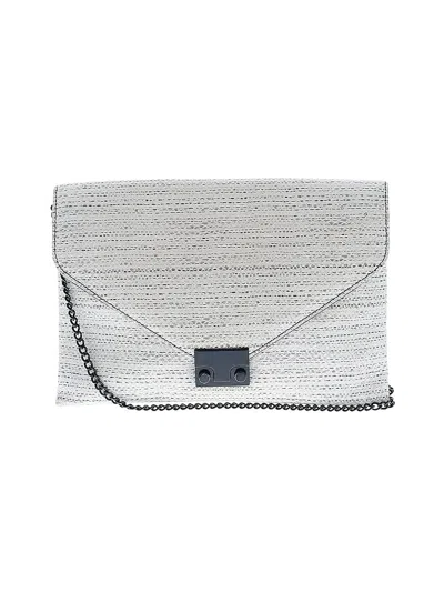 Pre-owned Loeffler Randall Leather Crossbody Bag In White