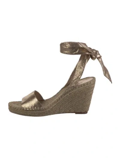 Pre-owned Loeffler Randall Leather Espadrilles
