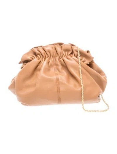 Pre-owned Loeffler Randall Leather Evening Bag In Brown